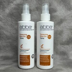 (X2) ABBA Preserving Blow Dry Hair Spray 8 oz w/Aloe Vera, Avocado, Sunflower